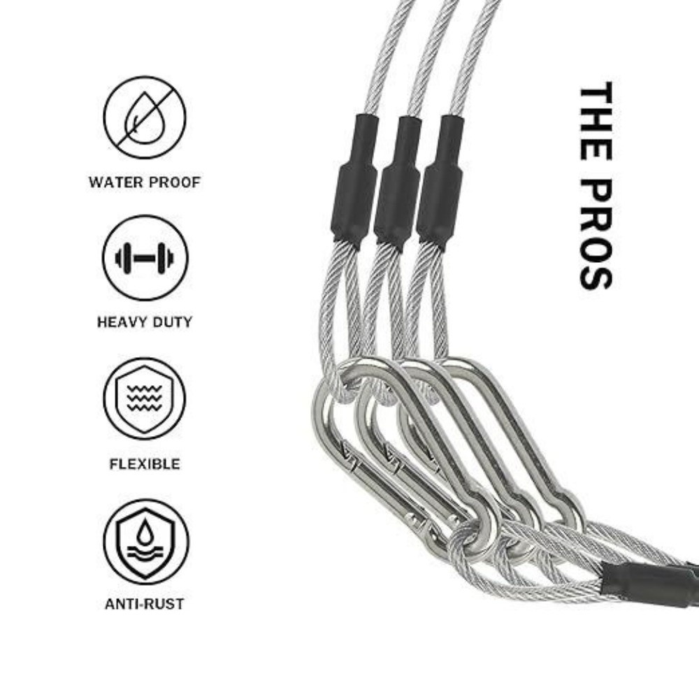Stainless Steel Security Cable - Cable Lock Flexible review and price