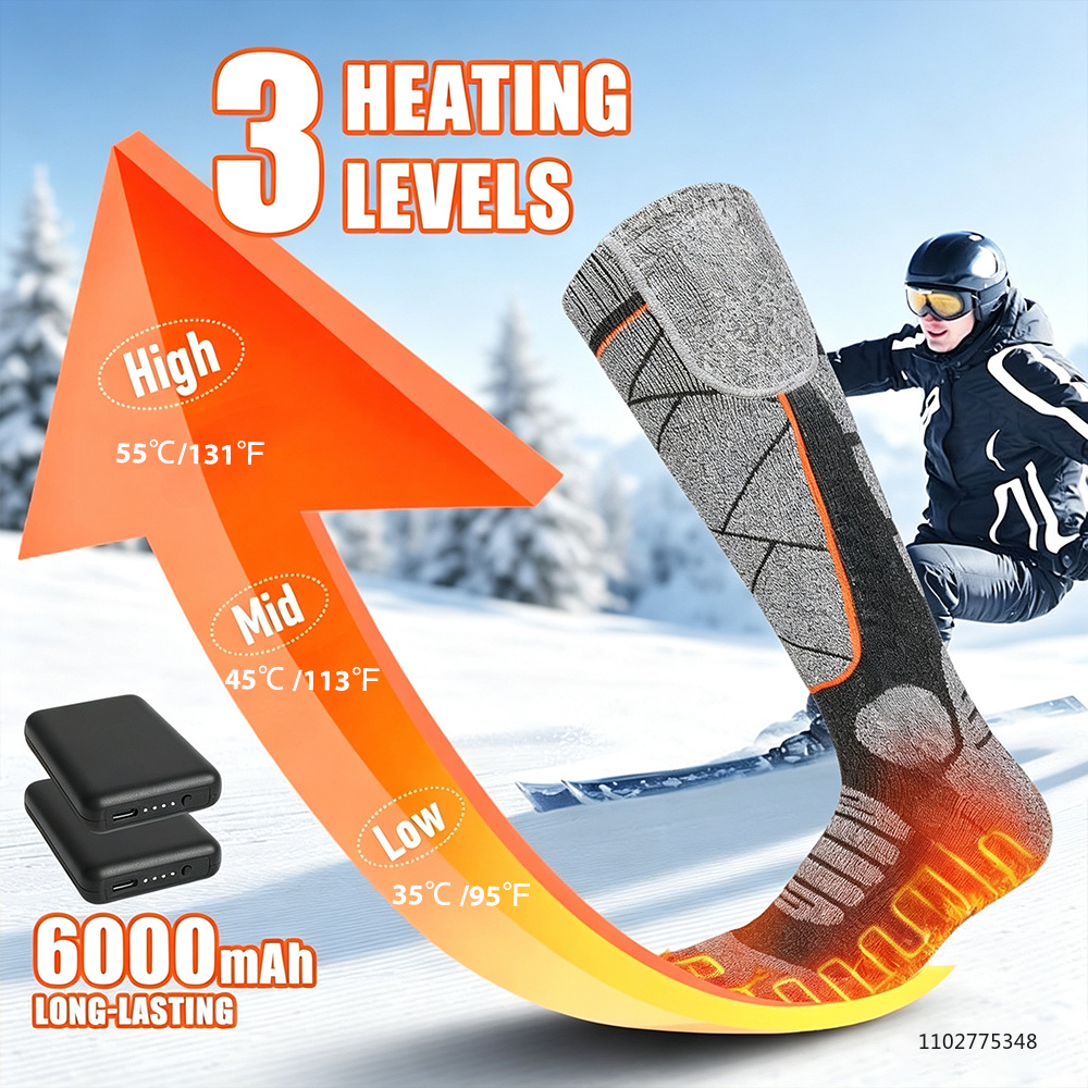Heated Socks 6000mAh Rechargea - Cycling To Work review and price