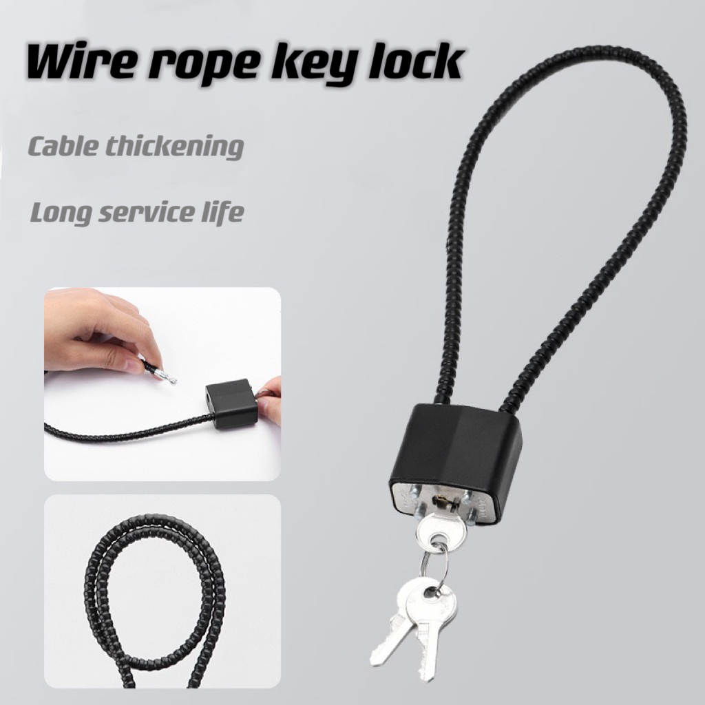 1pc Soft Steel Cable Anti-Thef - Cable Lock Flexible review and price