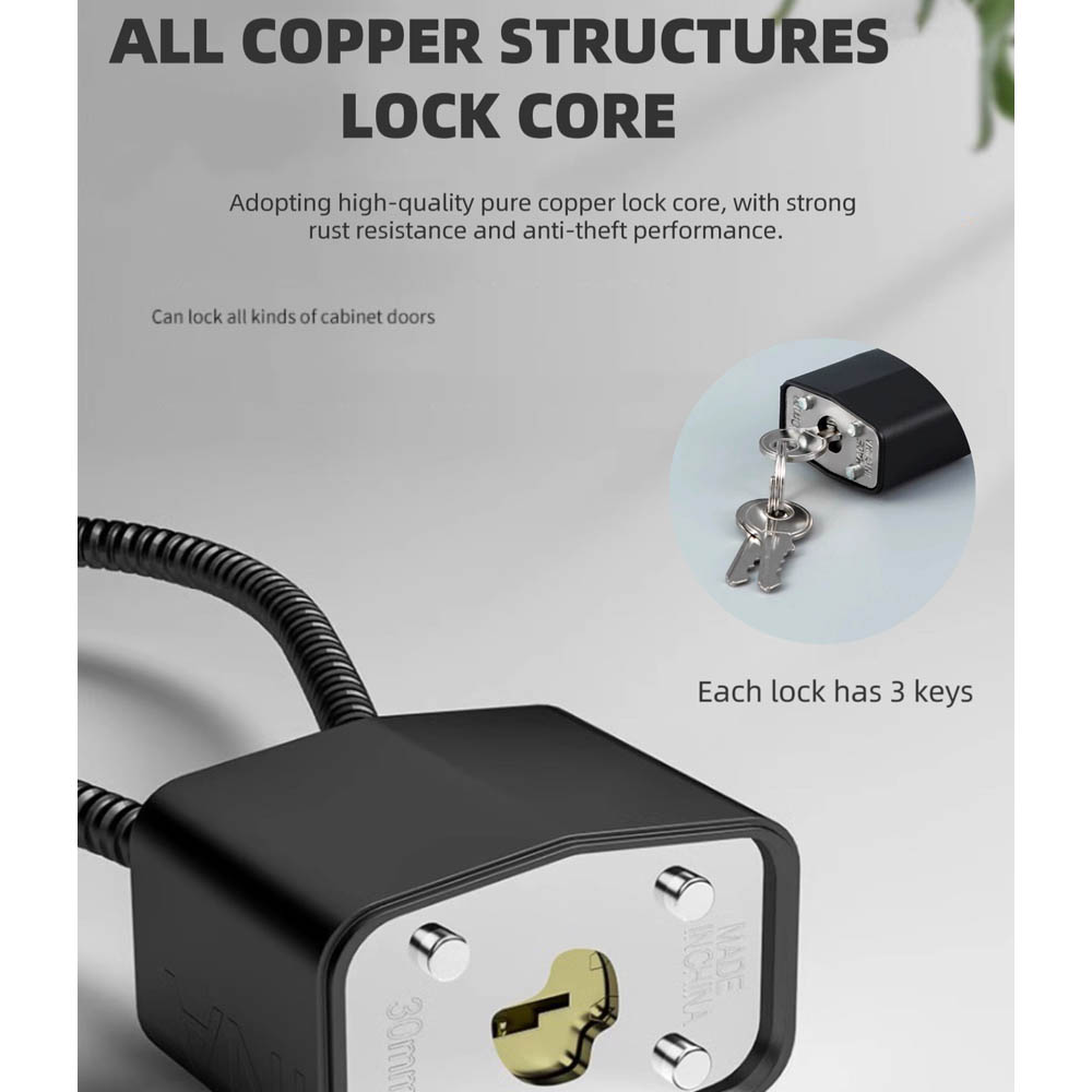1pc Soft Steel Cable Anti-Thef - Cable Lock Flexible review and price