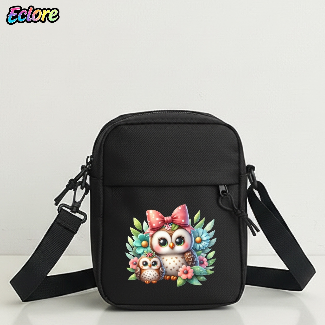 Owl Print Oxford Shoulder Bag  - Cycling To Work review and price