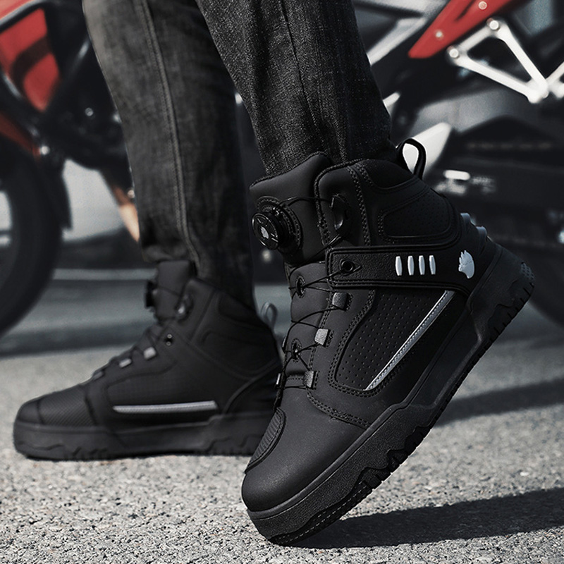 Men Motorcycle Riding Boots Wa - Cycling Commute Shoes review and price